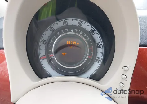 2012 Fiat 500C Lounge z USA, uszkodzony, nr VIN 3C3CFFER5CT188855